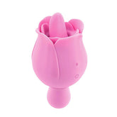 Adam and Eve EVES RAVISHING CLIT FLICKING ROSE Clitoral Stimulator Pink Clit Ticklers and Pulsators